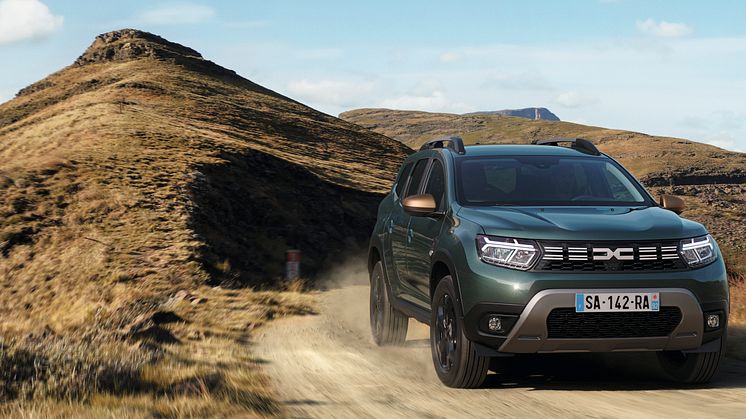 Dacia Duster ingår i bilflottan vid UTMB World Series-tävlingarna