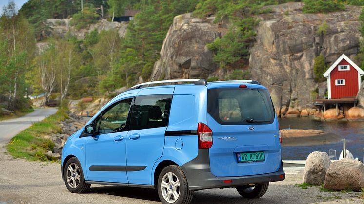 Nye Ford Transit Courier er norges minste og rimeligst varebil