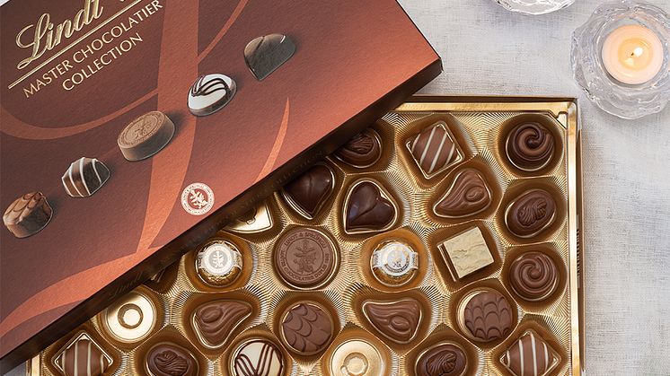 Lindt MASTER CHOCOLATIER COLLECTION pralinask