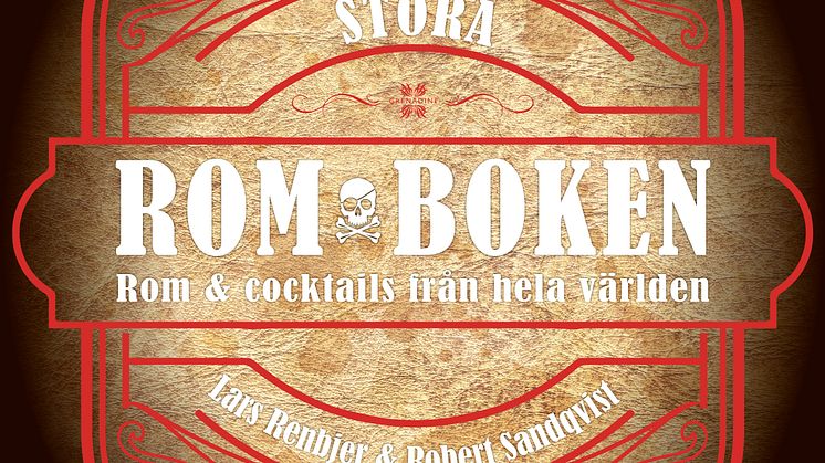 Omslag till boken "Stora Romboken - Rom & Cocktails från hela världen
