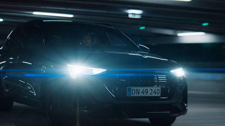 Jesper Buch i filmen Kør Godt Hjem i samarbejde med Audi Danmark