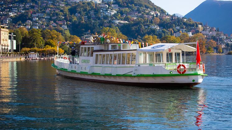 Elektrisch betriebenes Schiff MNE Ceresio 1931