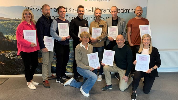 Diplomutdelning vid avslutningen för CEBANS 2023 i Umpacs lokaler i Umeå