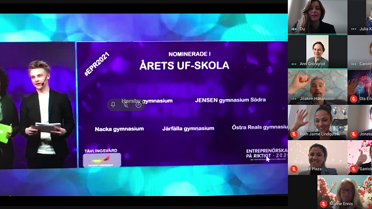 JENSEN gymnasium utsedda till Stockholms bästa UF-skola