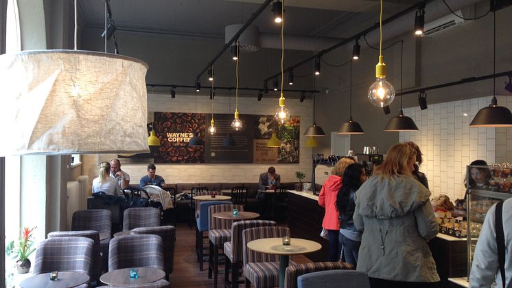 Skandinaviens ledande cafékedja, Wayne´s Coffee, utökar med nytt café i Kristianstad