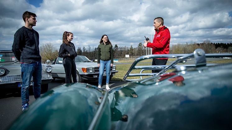 Auftakt-Testtraining mit Oldtimer und Next generation drivers (15. April 2021) Foto: Thommy Mardo | Mannheimer Versicherung AG