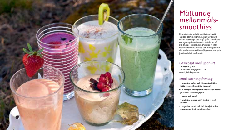 Itrim-recept: Mättande mellanmålssmoothies