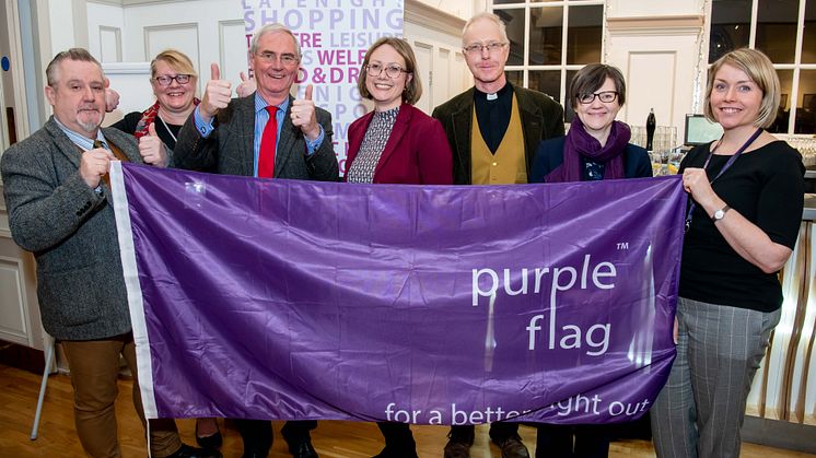 ​We’ll keep the Purple Flag flying here!