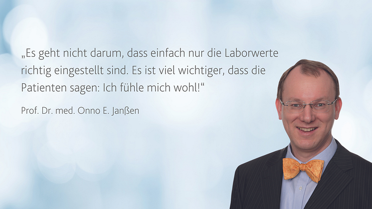 Prof. Dr. med. Onno E. Janßen ist Schilddrüsenexperte am endokrinologikum Hamburg