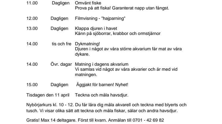 Påsklov på Havets Hus med ägg och målning
