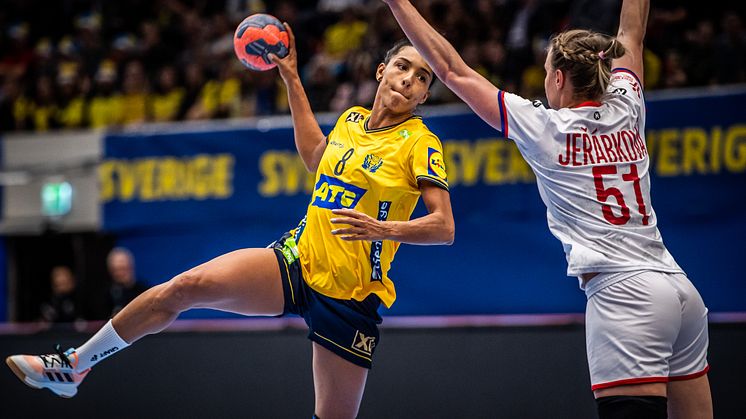 7 april 2024 spelar Sverige mot Luxemburg i Umeå. Foto: Christoffer Borg Mattisson/Handbollslandslaget 