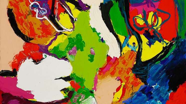 Karel Appel: "Landschappelijke mensen". Hammerslag: 480.000 kr.