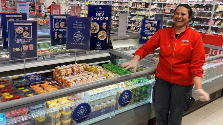Meieriansvarlig på Extra Stovner har stor glede av å skape matglede for kundene
