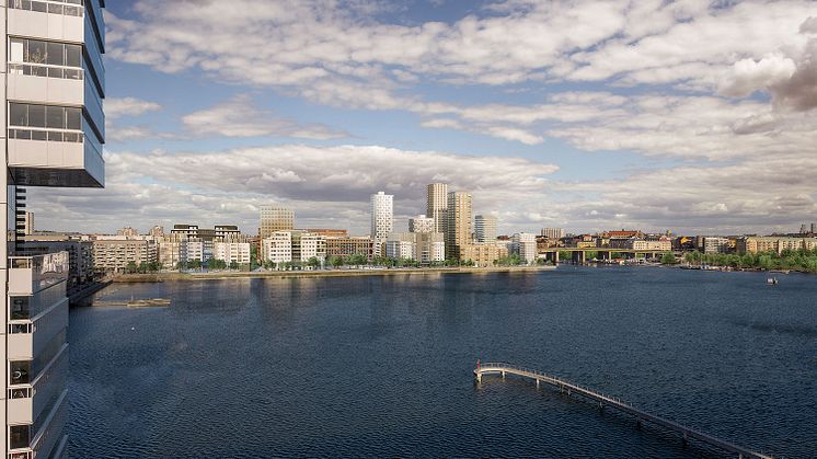Visionsbild framtagen av JM tillsammans med Sightline.