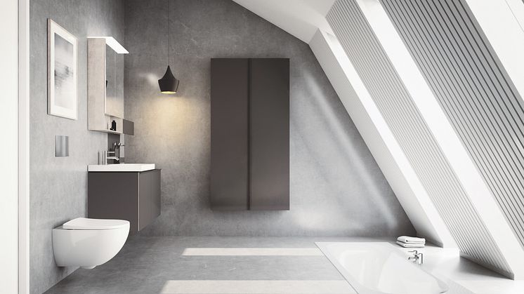 Geberit Acanto -kylpyhuonesarjan modulaarisuus taipuu joustavasti yksilöllisiin ratkaisuihin olipa suosikkityylisi minimalistinen, romanttinen, teollinen tai elegantti. Tilan ilme voi syntyä myös yhdistelemällä eri tyylien viehättäviä piirteitä.