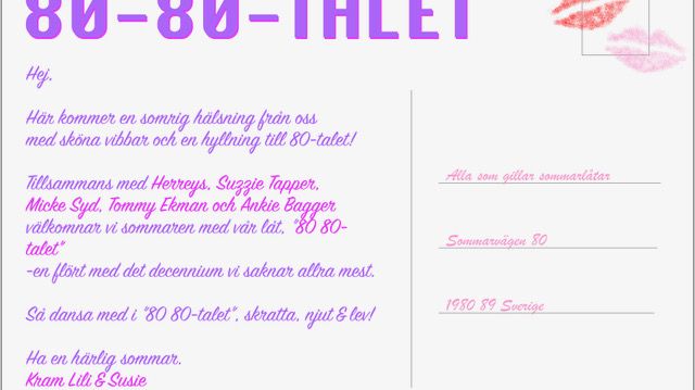 Vykort 80-80-talet