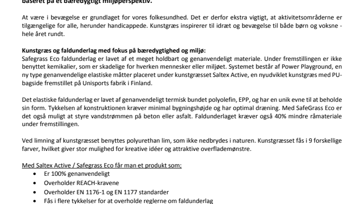 NYHED: Genanvendeligt og miljøvenligt Landscaping kunstgræs