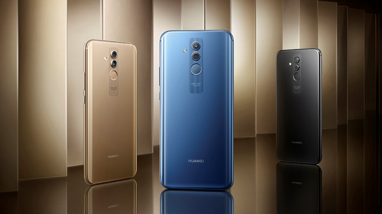 AI, fyra kameror och symmetrisk design: Huawei lanserar Mate 20 Lite