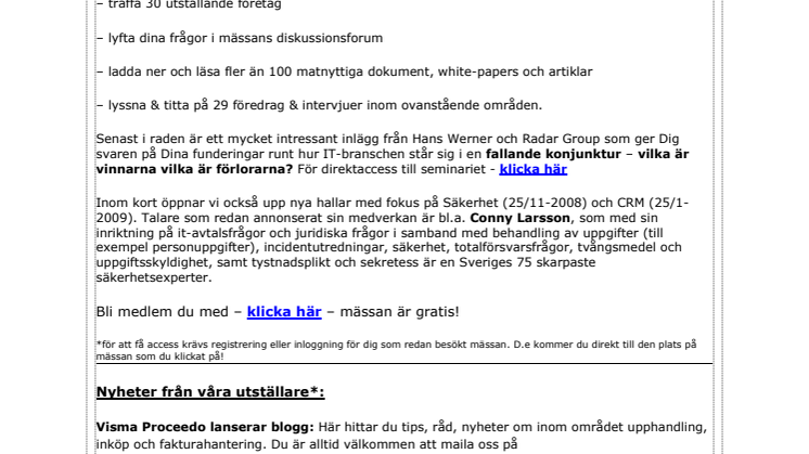 Ledande & miljövänlig informationskälla för Dig som söker stöd inför Din upphandling
