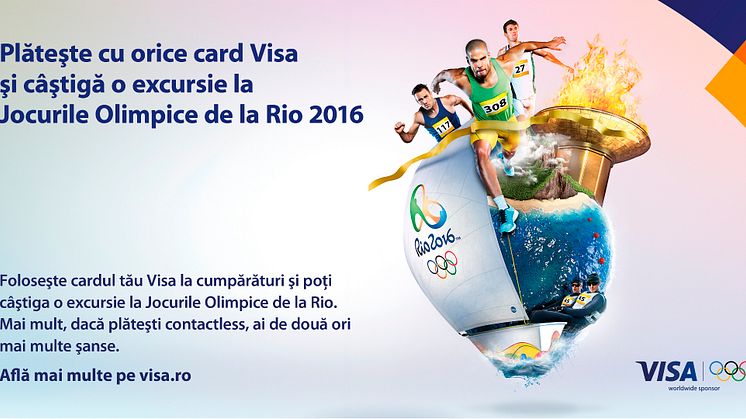 Visa te trimite la Jocurile Olimpice de la Rio 2016