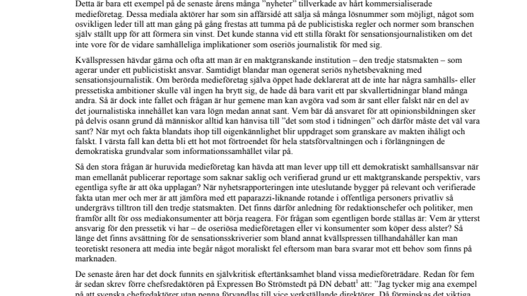 Media som riskerar att bli till ett hot mot demokratin