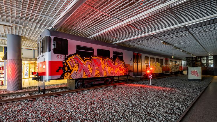 No trespassing -junainstallaatio "Äiti kielsi, mut ei me kuunneltu" -näyttelyssä