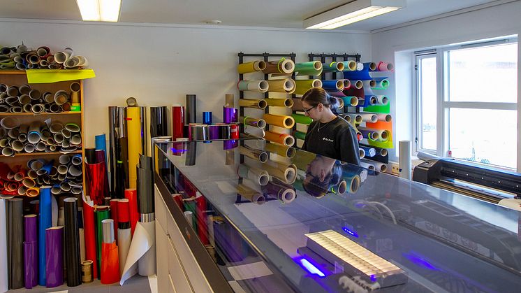  Siste tilvekst på produksjonssiden er rullprinteren Canon Colorado 1630