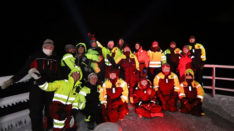The research cruise team (Photo: Frida Cnossen/Akvaplan-niva). 