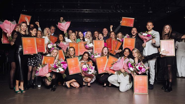 Stolta vinnare på Swedish Beauty Awards 2022