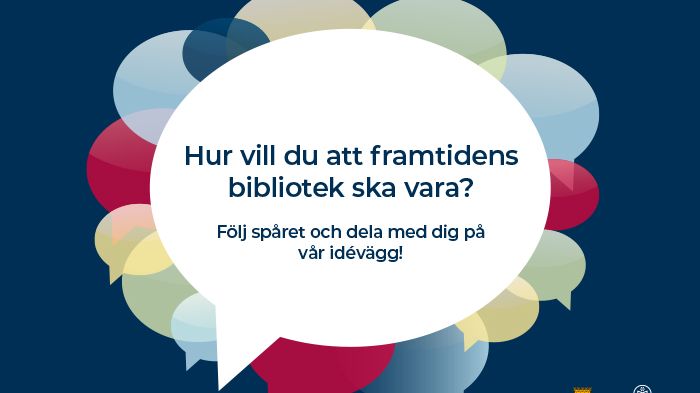 Besök huvudbiblioteket mellan 12 och 29 september och förmedla din åsikt om bibliotek.