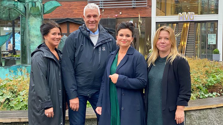 Anna Wikholm Kjellberg, Rolf Burlin, Annakarin Nyberg, Marlene Johansson, fotograf: Clara Lidström