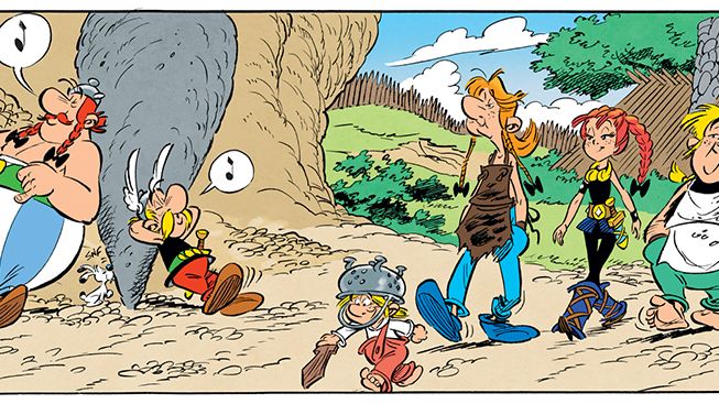 Serieruta från Asterix nr 38 – Vercingetorix dotter