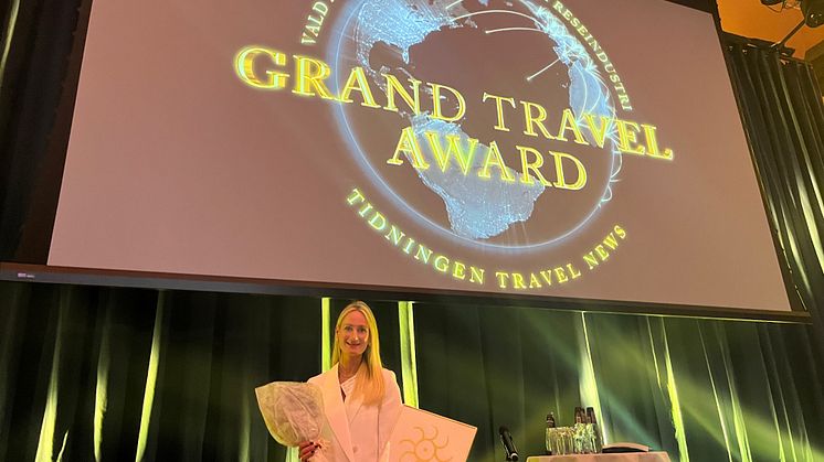 Grand Travel Award_ Head of Marketing Hotel Operations NCH Cecilia Flodin