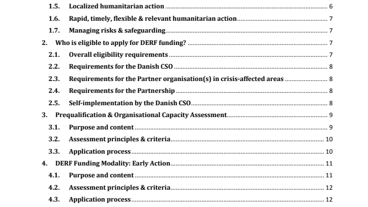 DRAFT DERF Funding Guidelines