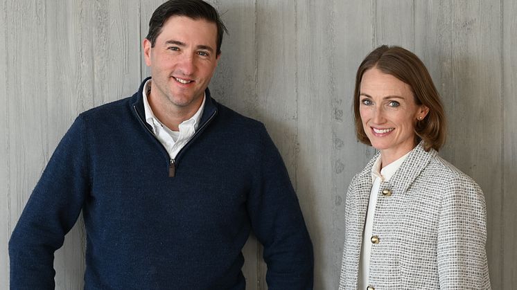 Michael Wzdulski och Emma Weman, vd för Structor Miljöbyrån. Bild: Structor