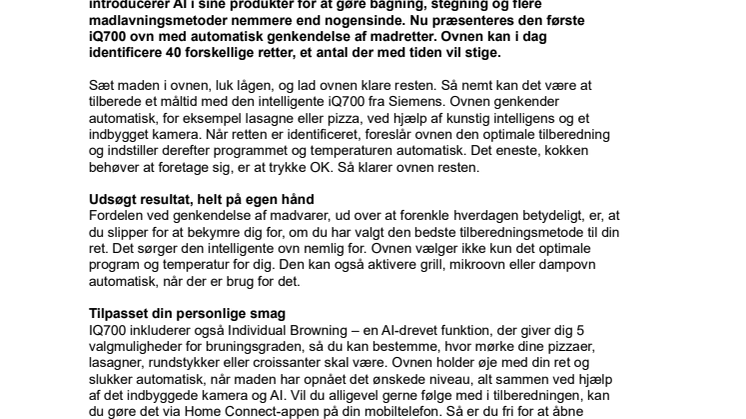 Pressemeddelelse Siemens iQ700 ovn med automatisk genkendelse af madretter_DK.pdf