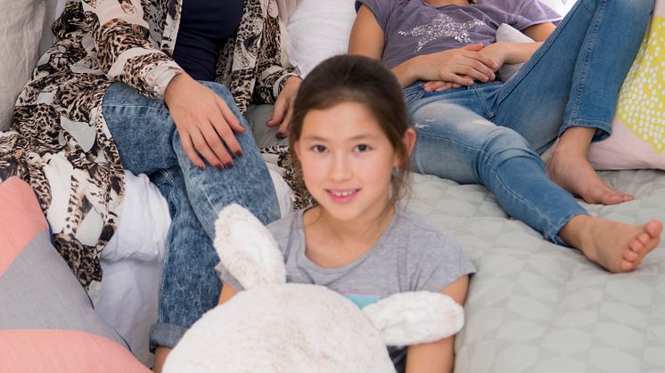 Barnsmarta Villan familj 