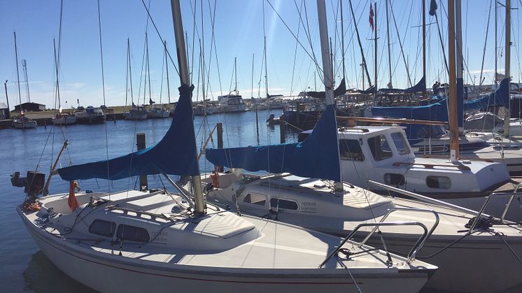 Lystbåde ved Hou Havn
