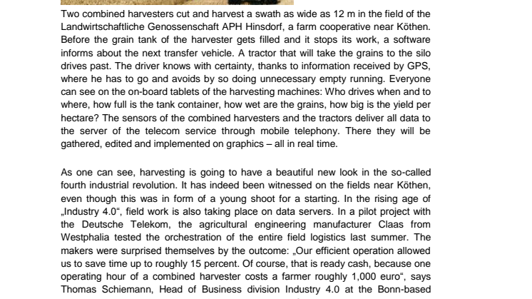 Field experiment in the Server