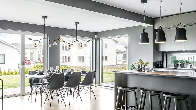 Visningshuset Höllviken i Södra Sandby utanför Malmö är ett av alla hus som visas under visningshelgen. 