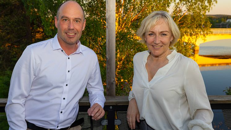 Rickard Carstedt och Helene Hellmark Knutsson ser fram emot samarbetet i Freia. Foto: Patrick Trägårdh