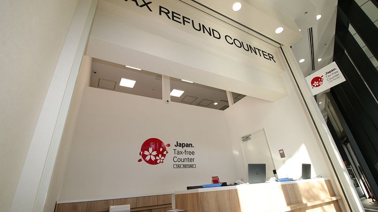 The exterior design of “TAX REFUND COUNTER”