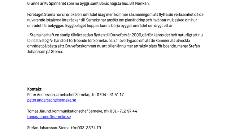 Serneke köper byggrätter i centrala Borås