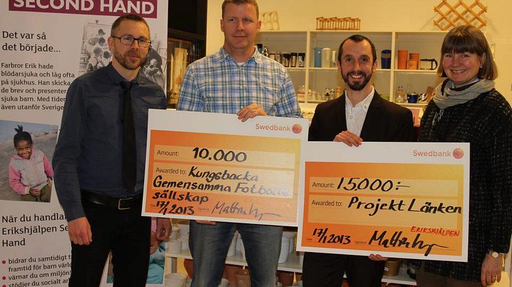 Stipendieutdelning ur Erikshjälpens Kungsbackafond