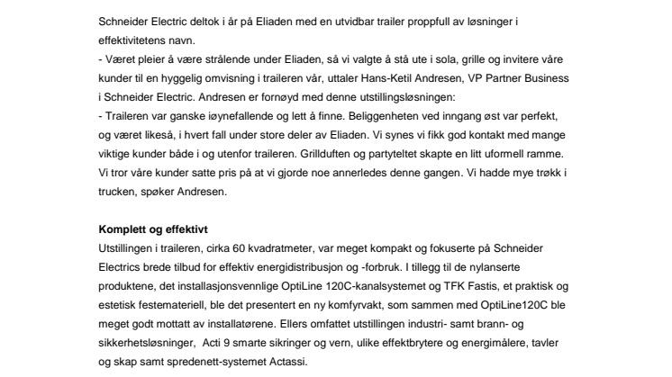 Effektivitet falt i smak