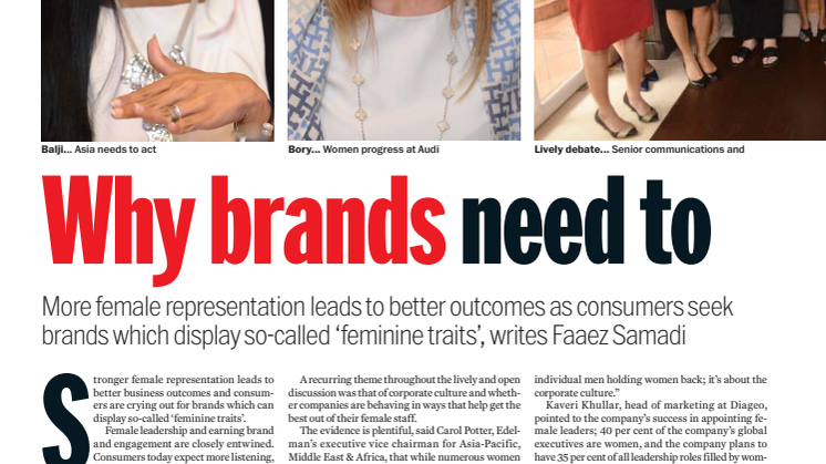 Why brands need to boost gender equality