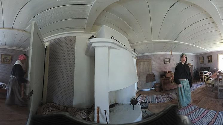 Bild från filmen "Scener från soldattorpet", en 360-film.