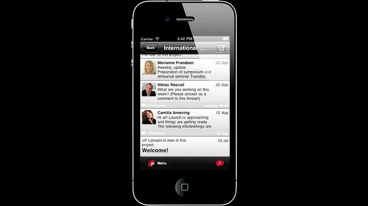 Projectplace for iPhone NEW