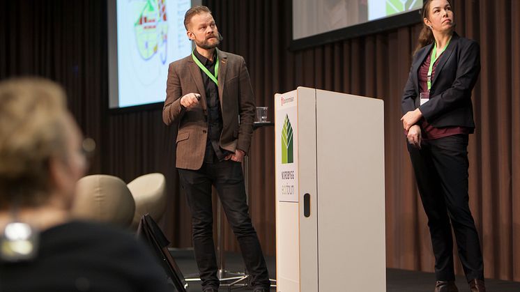 Jonas Jernberg och Anna Hessle från Sweco