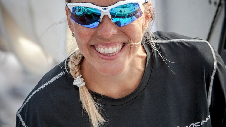 Anna Östling - tävlingsseglare. Foto: Dan Ljungsvik